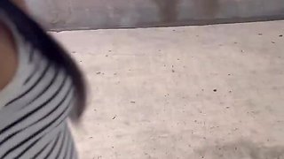 Fit Brunette Latina PAWG Enjoys Her Lover's Dick In the Toilet & In the Car While On Phone With Her BF