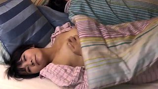 Asian small tit girl masturbating