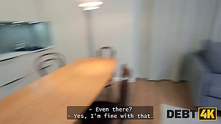 Debt4k. wondrous college whore is hardcore with a house chief