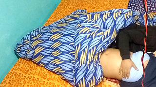 Chubby Girl Having Romance with Her Boyfriend.