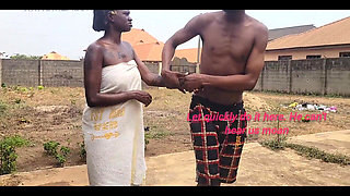 Sex Addicted Nasty Bitch Fuck Her Husband Brother Outside Behind the Window