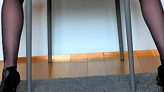part 2 - the wife married and she made a peeping show to her boss and strip in office