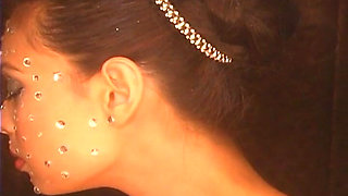 Photoshoot Diamond Face Bike Black Underwear Featuring Tera Patrick