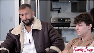 Sawyer Cassidy, Parker Ambrose And Savanah Storm - Slutty Shares Tight Pussy With For Swapfam Orgy Creampie