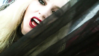 Black Seamed Pantyhose Domination