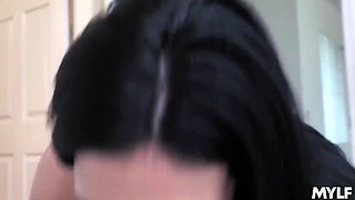 Her Blue Eyes With A Big Tail In Pov - Megan Maiden And Megan Blue