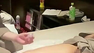 Quiet Glasses Girl - a Simple Massage Turning Into a Private Recorded Moment