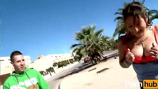 French lady fuck on the beach: Blowjob, Amateur  Babe Porn