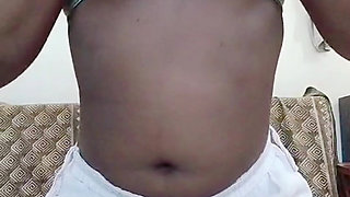 Desi Indian GF Secretly Fingering and Fucking Big Bnana Her Stepbrother Room for His Audience
