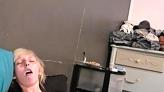 Fun Solo with Dildo