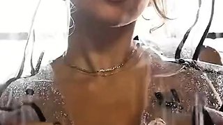 Big boobs milf masturbates with her dildo