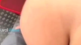 Karol Rosado Gets Doggy Fuck Inside A Cable Car Onlyfans