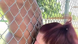-Onlyfans.com- Damnnndezzyyy - Fence Fucking Had To Cut It