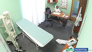 Fake doctor with a big cock fucked a gorgeous blonde Fabulous