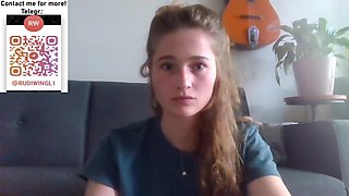 Shy Guitar Girl on Cam