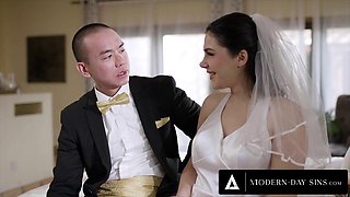 MODERN DAY SINS Groomsman ASSFUCKS Italian Bride Valentina Nappi On Wedding Day REMOTE BUTT PLUG - Ryan Driller
