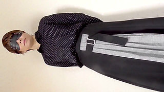 Mayu No83 10 Minutes Continuous Convulsions, Massive Squirting, Semen Eating, Blindfold, Anal Vibrator