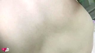 Blonde MILF Horny After 4 Weeks - Outdoor Fuck & Blowjob in German POV
