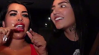 I Ordered an Uber Together with My Friends and We Pa1d Her with Boobs and Sex Samples