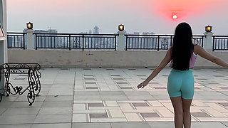Boobs Flashing and Pee Through Shorts Outdoor