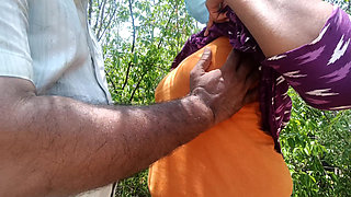 Outdoor cheating Housewife