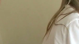 Tattooed Muscle Stud Pounds Blonde Secretary Hard on the Desk