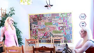 Identical Stepsister Surprise Visit Turns Naughty