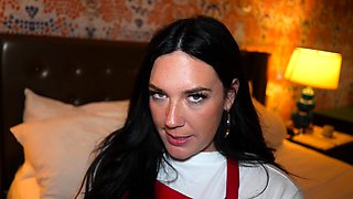 Slutty brunette nurse hardcore pov sex in hospital