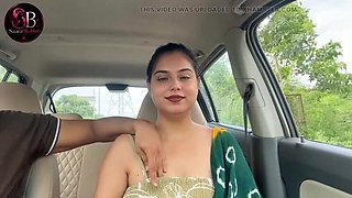 Risky Doggystyle Handjob in Car Outdoors – Hot Hindi Audio Sex