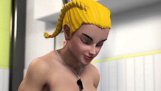 ADULT TIME - Big Titty Hentai Gym Teacher Shows The Class