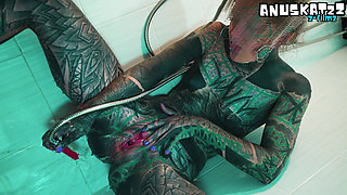 Solo Teen Masturbation Testing My New Shower Wand Toy