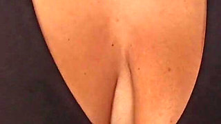 Only Wearing a Sports Top with Her Saggy Breasts to the Gym