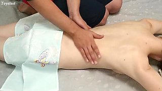 Homemade Oil Massage with Double Orgasms for Skinny Babe Anya Toystest