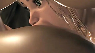 Young confused nerd student girl gets fucked hard by cruel big monsters in the dark dungeon