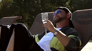 Mexicana blowjob with her big boobs