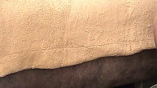 A Neighbor Watches a Mature Housewife with a Juicy Ass in Nylon Pantyhose Through an Open Window.