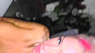 Blowing Smoke on Stepdaddys Bigdbg Cock