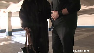 Old German granny fucks her cock ring husband