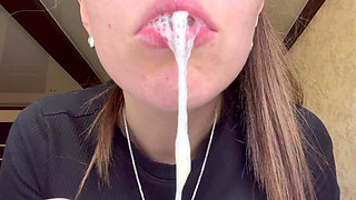 Mucus & Spit Overflow Extreme Close-up Fantasy