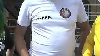 Gothic Linda Outdoor Creampie Gangbang