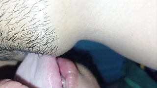 Thai girl Ninew gets her burned until her mouth is wet