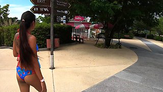 Thai girlfriend bubble butt anal fucking