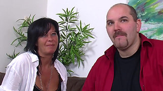 Two Big Cocks for a Horny, Mature Housewife with a Cock-hungry Pussy