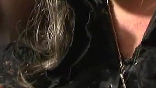 Humiliating dildo play