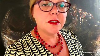 Mistress April Strapons Rebellious Male Slave