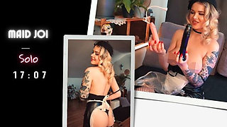 Maid JOI, Double Penetration, Masturbation Instructions