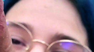 blowjob to the guy at the pool in Marseille - Voyeur POV