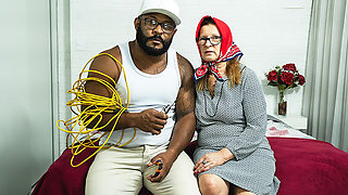 Grandma Rough Ass Fucked by an Electrician