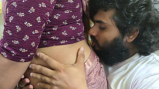 Saree Hip Press Navel Romance