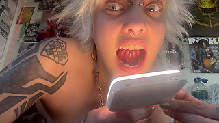 Mouth Tour Goth Girl No Makeup